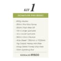 Kit 1 – Signature Pro (800g): list of items (heater, wax sprays and oils, spatulas, cleaners, wax sheet, honey wax, epilating roll); price R1500 (discounted from R2064.50).